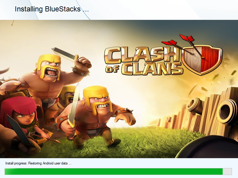 run clash of clans on pc