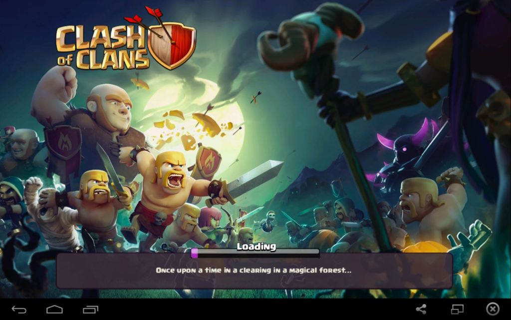 Playing Clash of Clans on the PC